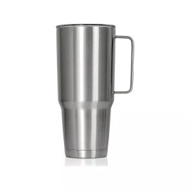 X-PAC 64oz Double Vacuum Wall Stainless Steel Tumbler Travel Mug w/ Handle, Lid