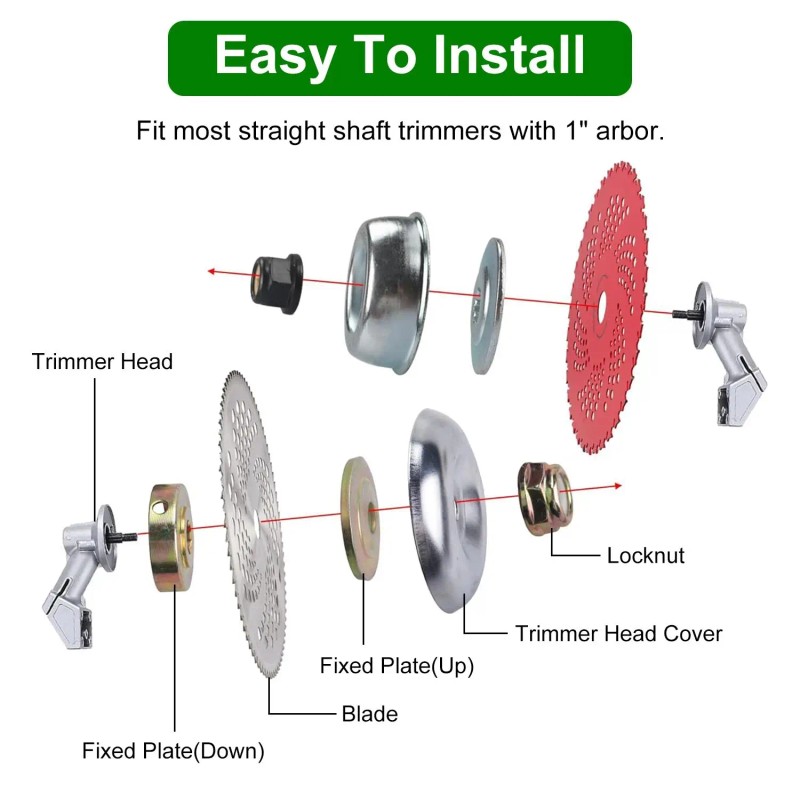 Universal Adapter Kit 10\" X 80T 9\" X 36T Carbide