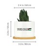 DecStic Custom Your Name with Palestinian Flag Ceramic Planters Festival