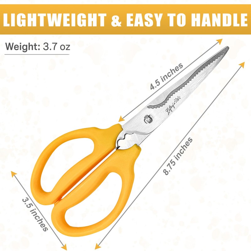 Lefty’s Left Handed Kitchen Scissors - Stainless Steel Heavy Duty