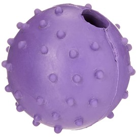Classic for Dogs Rubber Pimple Ball with Bell, Small, 40 mm, Assorted Colors