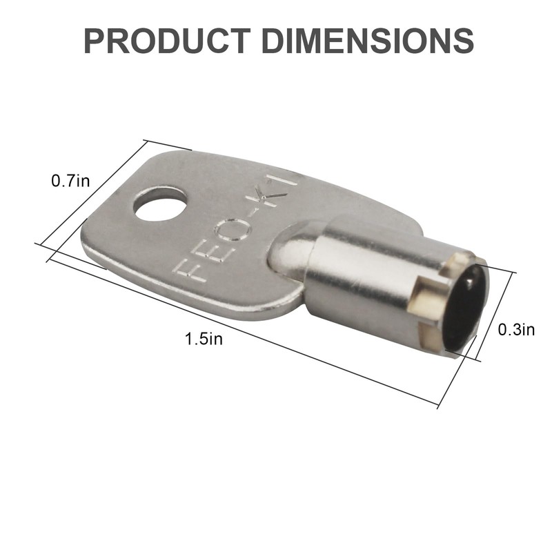 VIDABTE FEO-K1 General Elevator Key, General Escalator Fire Service Keys,