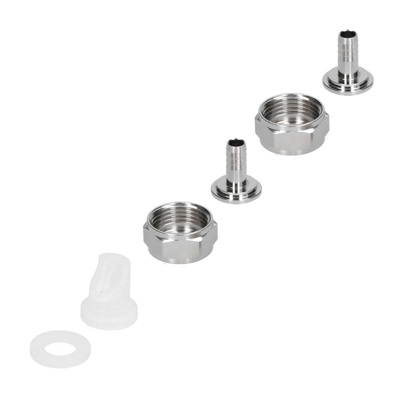 Stainless Steel Beer Keg Coupler Connector Fitting Beer Line Connector