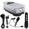 Multifunctional Bike Front Light Bicycle Speedometer LED Display Horn Warning