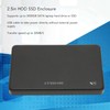 2.5 Inch HDD SSD Enclosure, Portable USB 3.0 2.5 Inch