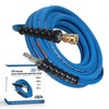 Ufixed 3/8” Pressure Washer Hose 25FT 4000psi,Rubber Hose,Quick Connect,360° Swivel,Kink-resistant,Heavy