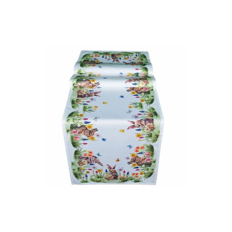 texpot Table Runner 40 x 140 cm with Rabbit on