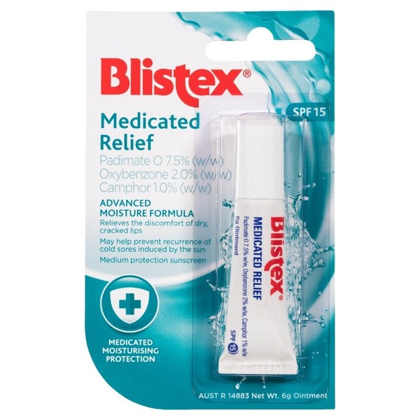 Blistex Medicated Relief SPF15 Tube 6g