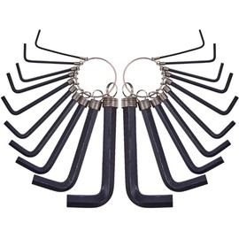 Citystores® 20pc Hex Key Set Metric and Imperial Sizes Durable Allen Wrench Set with Storage Case for Bike Furniture DIY Tools Compact and Portable L Key Set for Home Garage and Workshop