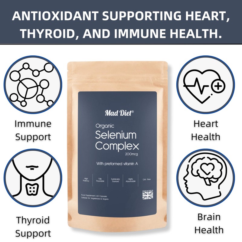 Organic Selenium Complex with Vitamin A – Brain & Metabolic