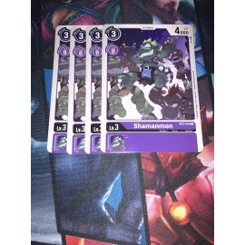 Digimon TCG Singles - Shamanmon x4 - BT3-078 - Common - NM - Playset
