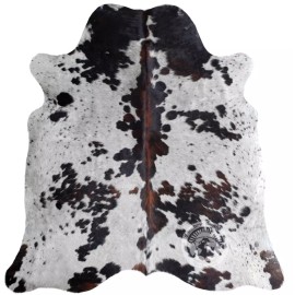 Luxury Cowhides Tricolor Genuine Hair on Cowhide - Size 6 x 7-8'