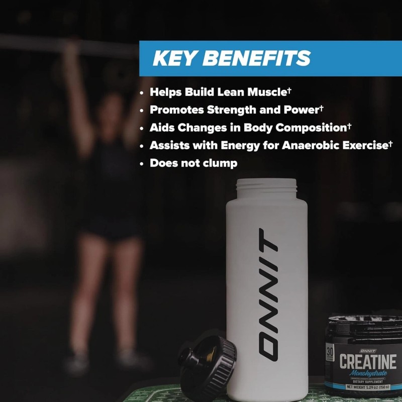 Onnit Creatine Monohydrate - 5g Per Serving (30 Tub), 5.29
