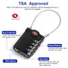Flintronic TSA Luggage Locks, 1Pack TSA Combination Padlocks, 4-Digit Security