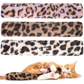 ZYEKIU Pack of 3 Catnip Cushions, Valerian Cushions for Cats, Soft, Cat Cushion Mint 37 x 6 cm, Catnip Toy, Reusable, for Cats Play, Rest, Chewing and Reducing Tartar