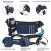 Dog Hands Free Leash with Zipper Pouch Water Bottle Holder