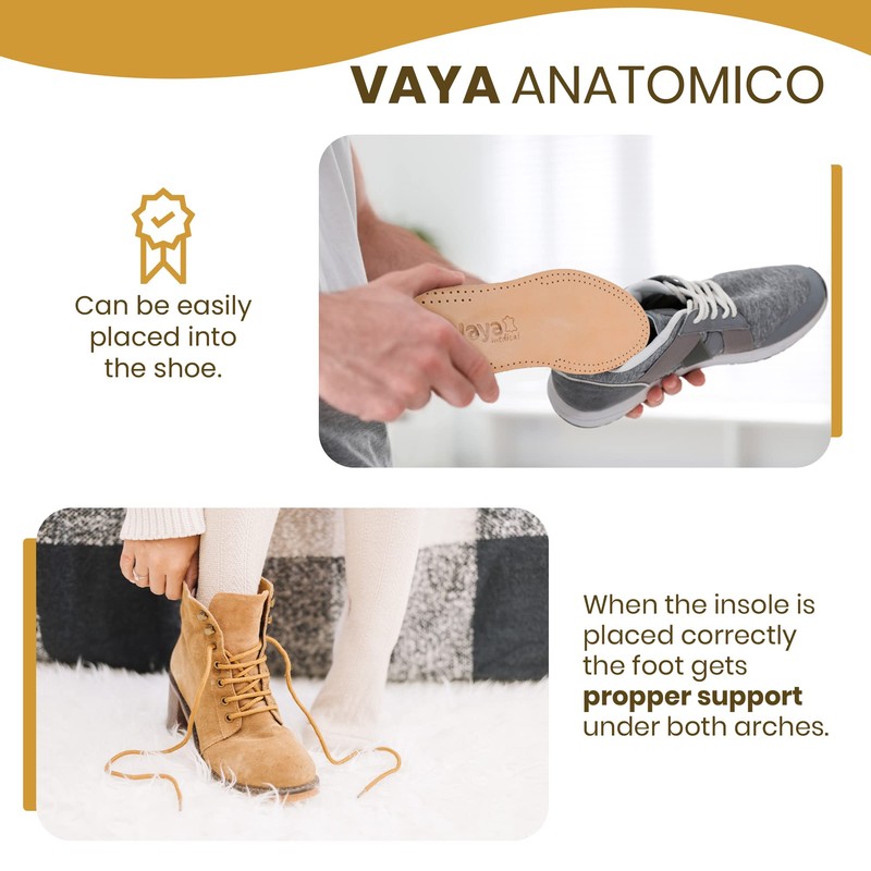 Vaya Anatomico Orthopeadic Insoles for Transverse and Longitudinal Flat Feet
