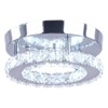 diisunbihuo Modern Mini Led Chandelier Semi Flush Mount Crystal Lighting
