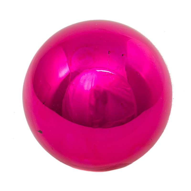 Kurt Adler 65mm Shiny Multicolored Glass Ball Ornaments, 6-Piece Box