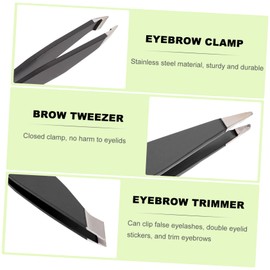 FOMIYES Beauty Eyebrow 4pcs Brow Hair Clip Grooming Tools Eyebrow Hair Removal Brow Clip