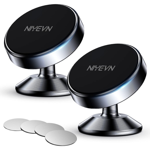 NIYEVN 2 Pack Magnetic Phone Holder, Super Magnetic Car Phone