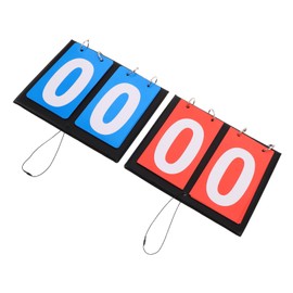SUPVOX 2pcs Basketball Score Flipper Double Sided Portable Scoreboard for Accurate Game Tracking Durable Weather Resistant Score Keeper for Sports