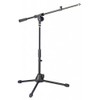 Stagg MIS-2004BK Low Profile Telescopic Boom Microphone Stand