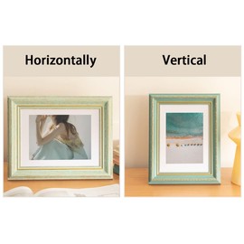 marysgift Picture Frame Certificate Frames Portrait Landscape Tabletop Frame Picture Display Art Gallery for Home Office Wall Decor (Blue,7 * 5")