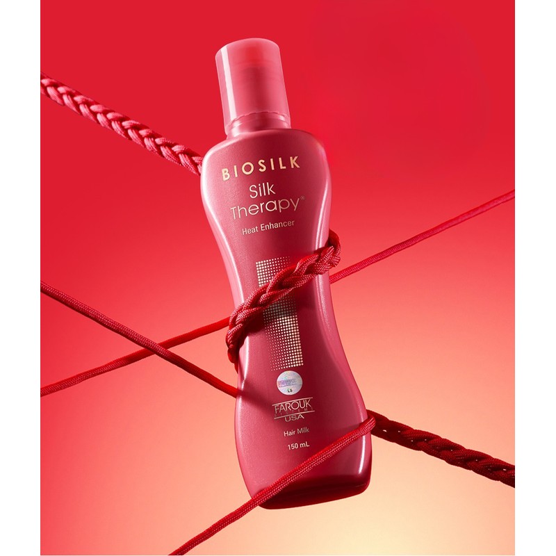 Silk Therapy Heat Enhancer Hair Strengthening Hair Milk, 150ml, 1
