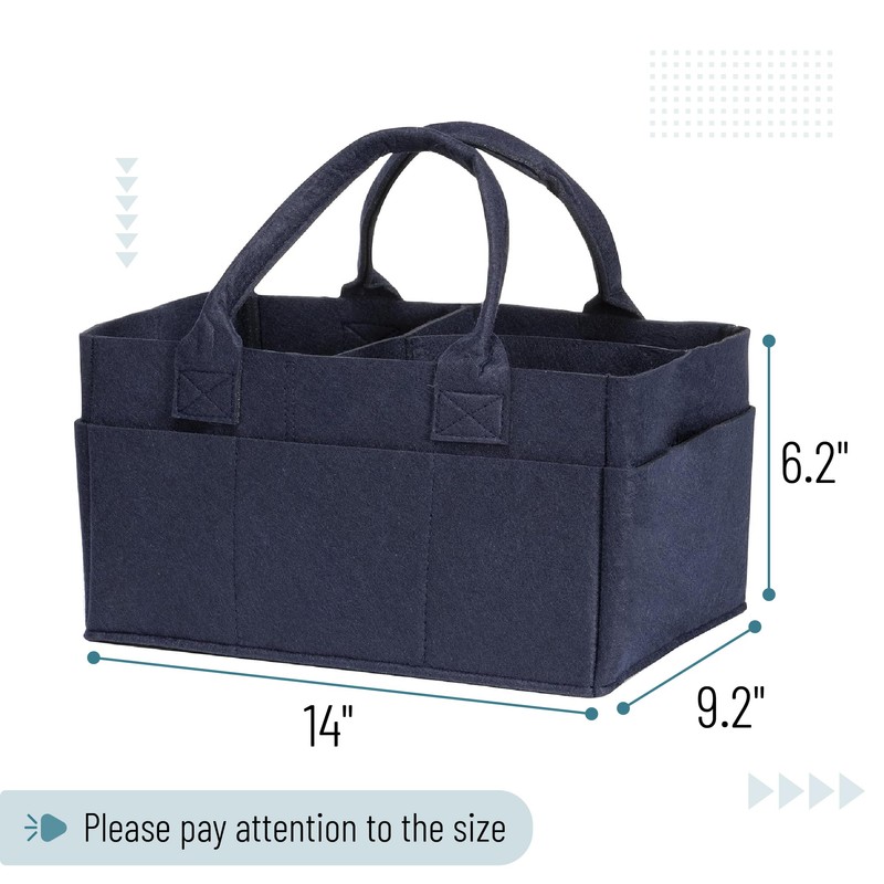 Mr. Pen- Baby Diaper Caddy Organizer, Navy Blue, Diaper Organizer,