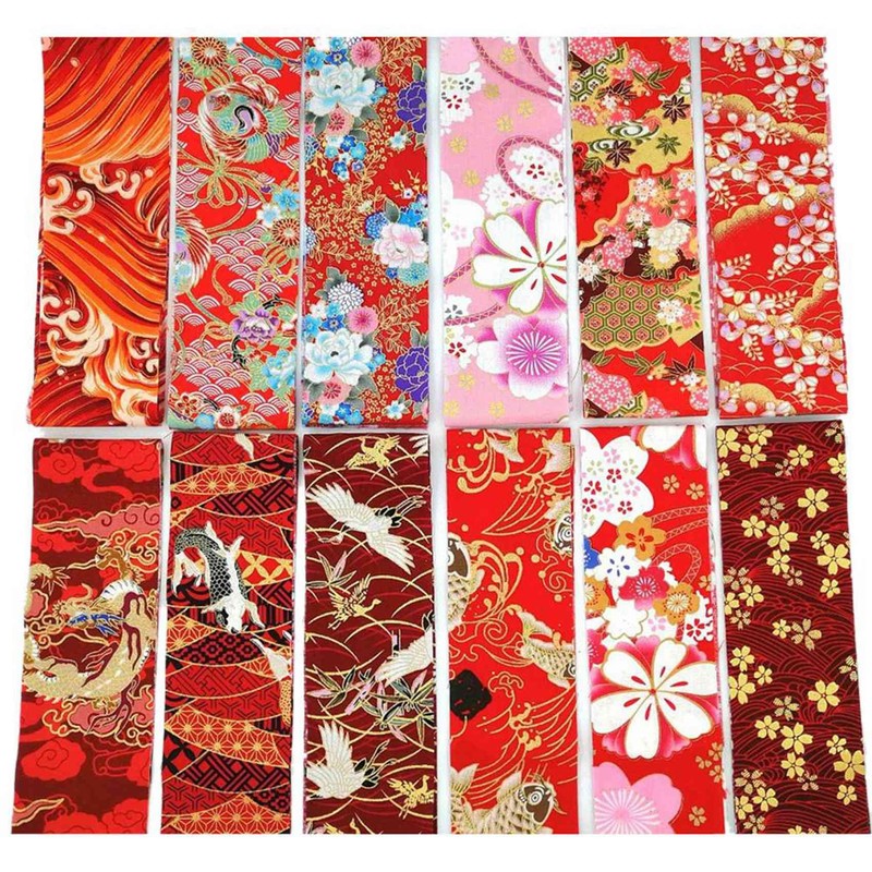 Fabric Strips for Quilting,80 PCS Roll Cotton Fabric for Sewing