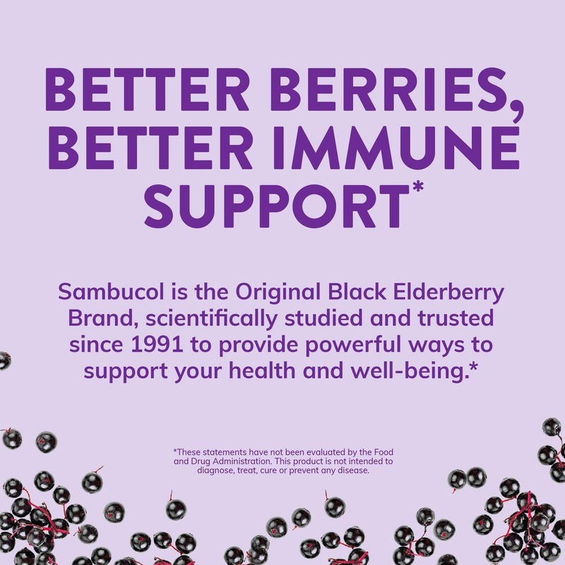 Sambucol Black Elderberry Effervescent Tablets - Elderberry with Zinc and