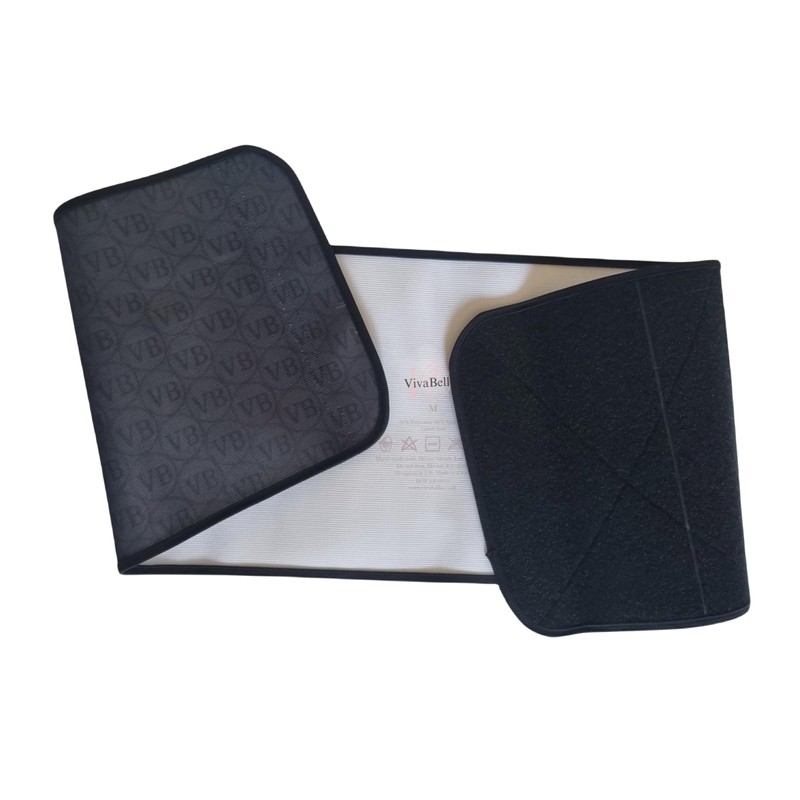 VivaBella Postnatal Belly Wrap (Black, S)
