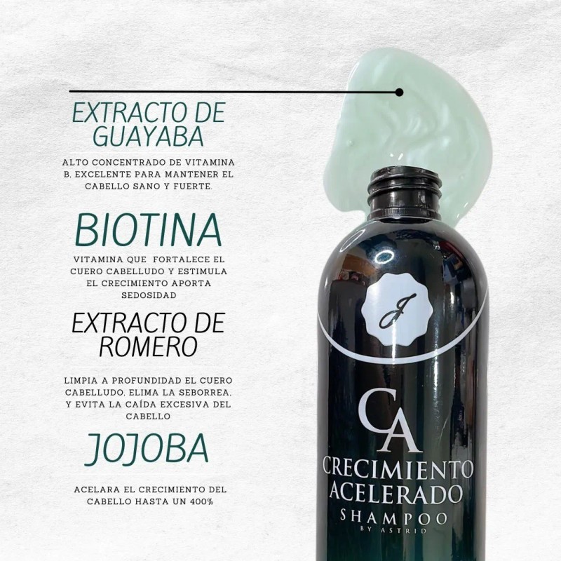 Shampoo Crecimiento Acelerado ( 3 Shampoo )