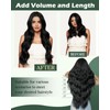 Ugeat Sew in Bundles Human Hair Black Weft Hair Extensions