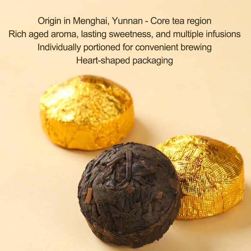 Bamatea Puerh tea loose leaf, Chinese Yunnan Aged Black Tea