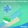 PioFiber Shop Towels – 50 Pack Edgeless Microfiber Cleaning Cloths,