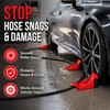 4-Pack Tire Hose Guide Wedges for Car Washing – Portable