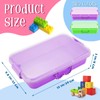Beeveer 2 Pcs 15" Portable Sensory Bin Tray with Lid