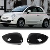 2 Pcs Door Side Rearview Mirror Cover Cap Left Right