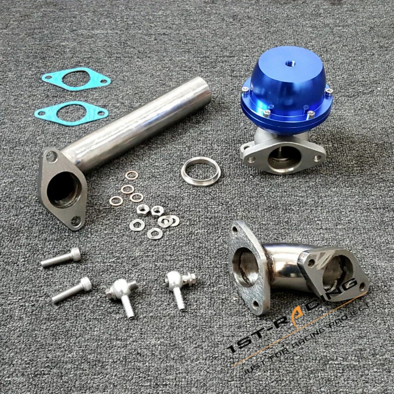 1st-racing FOR Tial 35mm 38mm Turbo External wastegate+Outl
