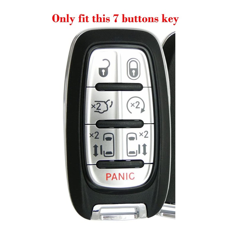 Silicone Rubber Remote Smart Key Fob Case Cover Protector Holder