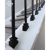 AAqq Decor 12-Pack Iron Baluster Shoes Square Railing Shoes Stair