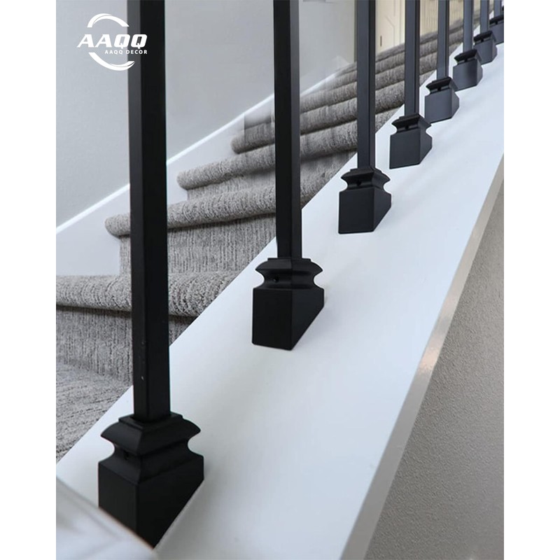 AAqq Decor 12-Pack Iron Baluster Shoes Square Railing Shoes Stair