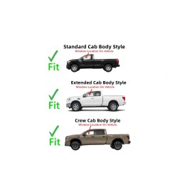 NAGD Fits 17-25 Nissan Titan 16-25 Titan XD Driver Left Side Front Door Window Glass