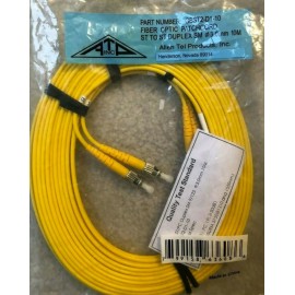 ALLEN TEL FIBER OPTIC ST TO ST DUPLEX SM GBST2-D1-10 10 meter