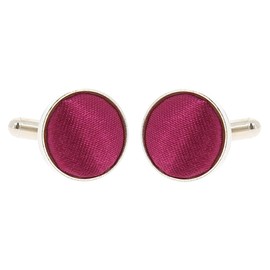 cravateSlim Fuchsia Cufflinks, fuchsia