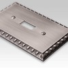 Amerelle Egg & Dart Double Toggle/Single Rocker Cast Metal Wallplate