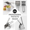 Heavy-Duty Stainless Steel Potato Ricer – Professional Grade Kitchen Tool