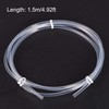 sourcing map PTFE Tubing Hose High Temperature Tube Pipe Insulating